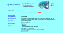 Desktop Screenshot of geozondas.lt